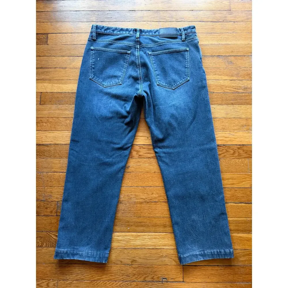 WEATHERPROOF VINTAGE 'Vintage Regular' Distressed Fleece Lined Jeans Mens sz 38